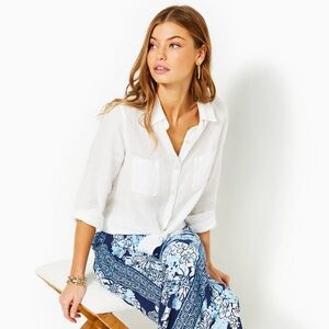 Lilly Pulitzer Sea View Button Down